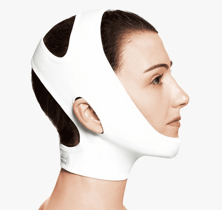 1002 - REINFORCED FACIAL CHIN-NECK BANDAGE - WHITE - M