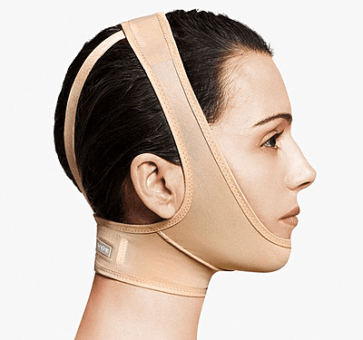 1003 - STANDARD FACIAL CHIN-NECK BANDAGE - BEIGE - M