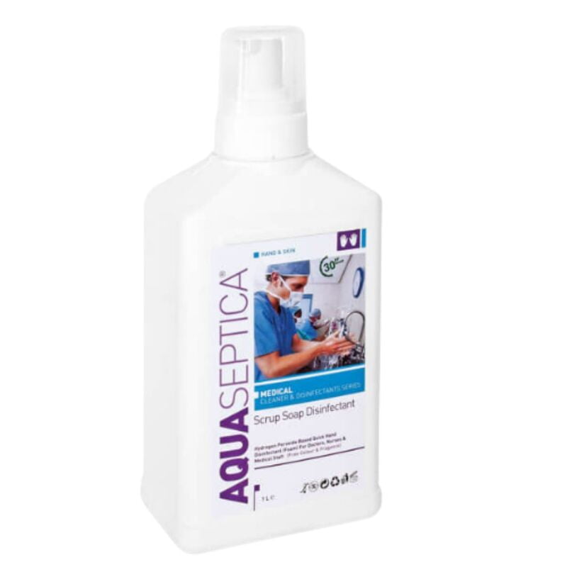 AQUASEPTICA SCRUB SOAP FOAM DISINFECTANT (1000ML)