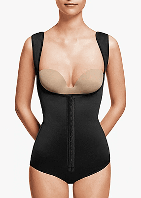 3007E - ABDOMINAL SUPPORT WITH EXTENDED BACK - BEIGE - L