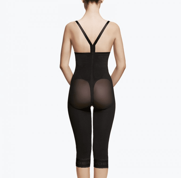 3109-2 - FAT TRANSFER TO BUTTOCKS GIRDLE, HIGH WAIST, BELOW THE KNEE - BLACK - M