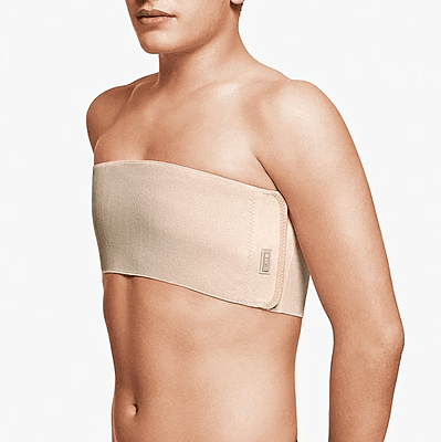 4015S - SEAMLESS THORACIC BAND - BEIGE - XS