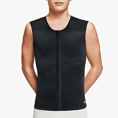 5007 - MALE SLEEVELESS VEST WITH FRONT CLOUSURE - BEIGE - M